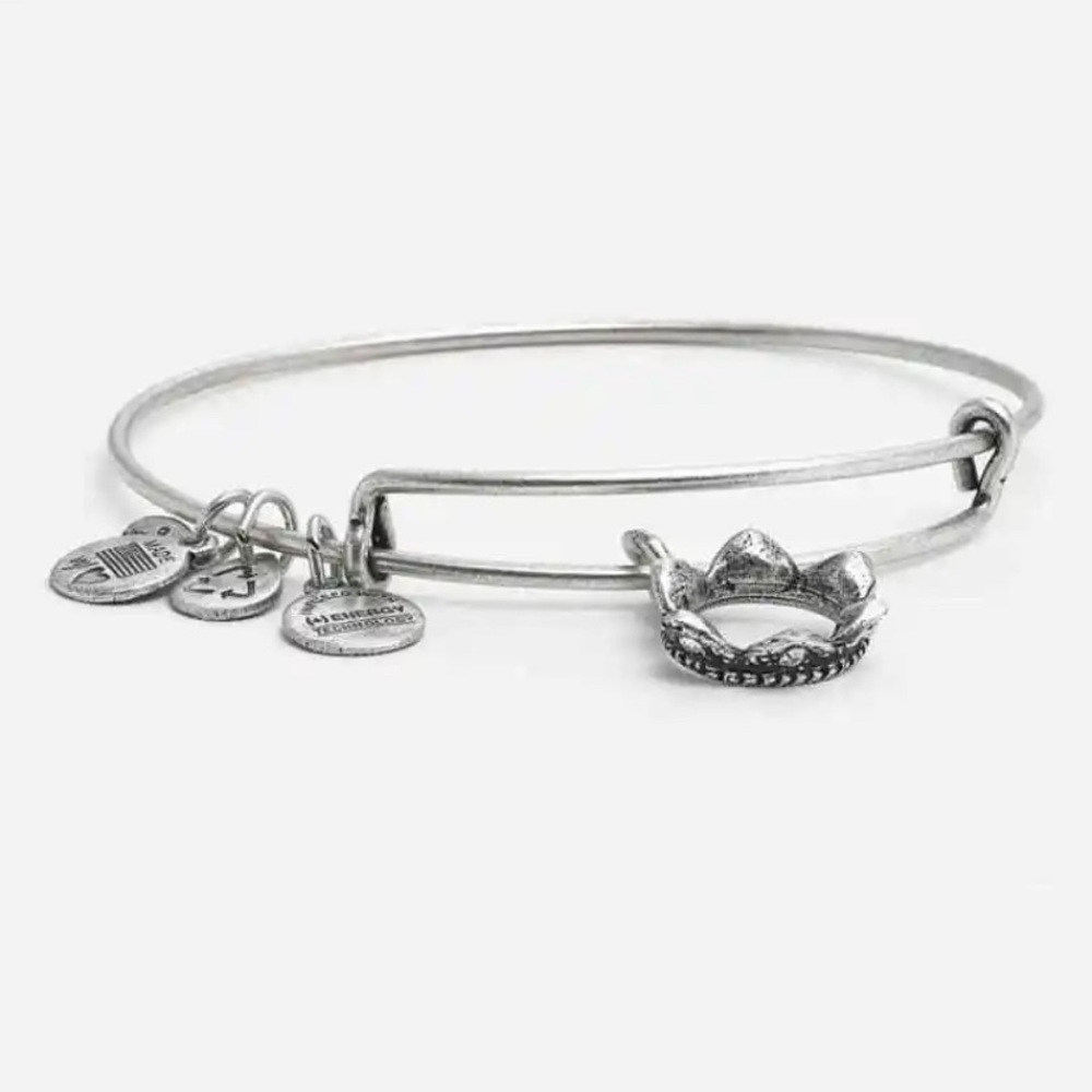 Alex and Ani Gold Tone Queen’s Crown Charm Bracelet- Rare & Discontinued - Picture 5 of 6
